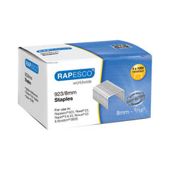 View more details about Rapesco 923/8mm Staples (Pack of 4000)