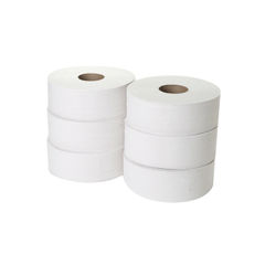 View more details about 2-Ply Jumbo 300m Toilet Roll (Pack of 6)