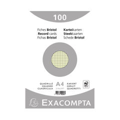 View more details about Exacompta Record Card 210x297mm Square Green x10 (Pack of 1000)