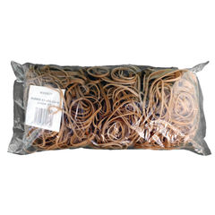 View more details about Assorted Size Natural Rubber Bands (Pack of 454g)