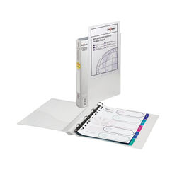 Snopake Presentation 4 Ring Binder A4 25mm Clear