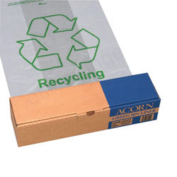 Acorn Green Bin Liner Clear/Printed Pack50