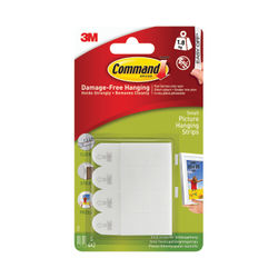 3M Command Picture Hanging Strips Small (Pack of 4) 17203