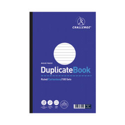 Challenge Duplicate Book 297x195mm Ruled (Pack of 3) | L63042