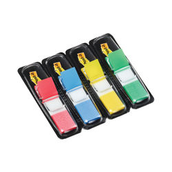 3M Post-It Index Tabs 12mm 4 Assorted Colours | 683-4