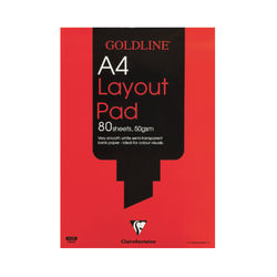 Goldline A4 50gsm Layout Notepad (80 Sheets)