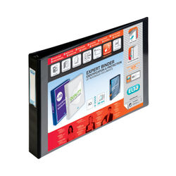 Elba 4D Ring Binder PVC A3 Ob Black 126810