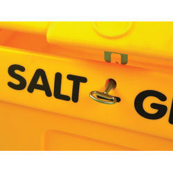 Yellow Lockable Salt and Grit Bin Yellow 200 Litre 317063