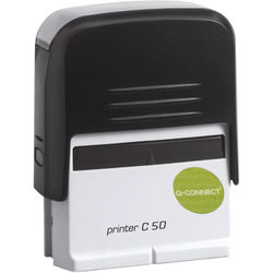 Q-Connect Voucher for Custom Self-Inking Stamp 72x33mm KF02114