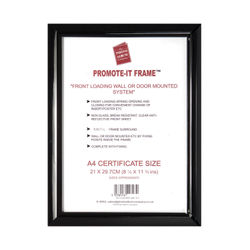 Hampton Frames Promote It Frame A4 Black PaPAPFA4B-BLK