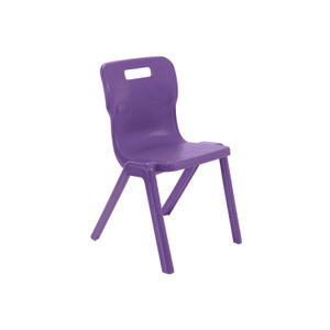 Titan 460mm Purple One Piece Chair