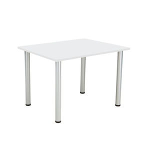 Jemini 1200x800mm White Rectangular Meeting Table