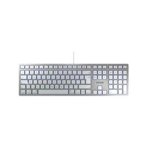 CHERRY KC6000 Silver Slim Ultra Flat Mac Wired Keyboard