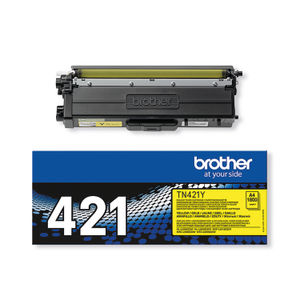 Brother 421 Yellow Toner Cartridge - TN421Y