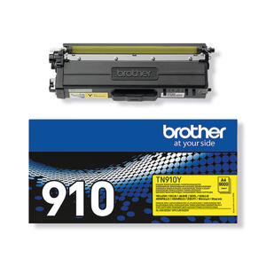 Brother TN910Y Ultra High Capacity Yellow Toner - TN910Y