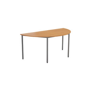 Jemini 1600x800mm Beech Semi Circular Table