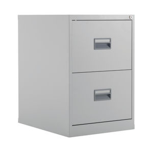 Talos H700mm Grey 2 Drawer Filing Cabinet