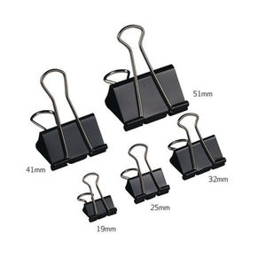 Foldback Clip 41mm Black (Pack of 10)