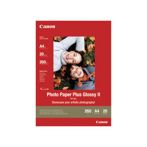 Canon White A4 Glossy Photo Paper, 260gsm (Pack of 20)