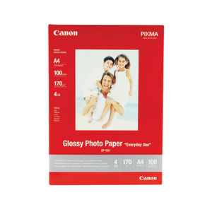 Canon A4 White 200gsm Glossy Photo Paper (Pack of 100)