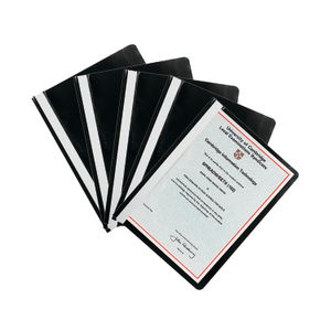 Q-Connect A4 Black Project Folder (Pack of 25)