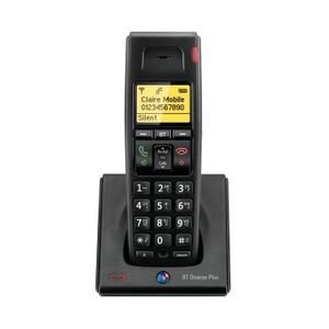 BT Diverse 7100 R DECT Cordless Phone Additional Handset Black