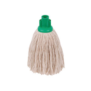 2Work Twine Rough Socket Mop 12oz Green (Pack of 10)