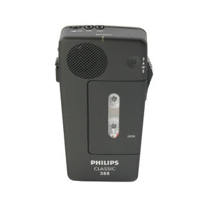 Philips Black Pocket Memo Voice Activated Dictation Recorder