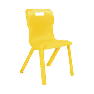 Titan 350mm Yellow One Piece Chair