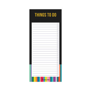 Collins Edge Rainbow To Do Pad Magnetic Slim 100 Sheets
