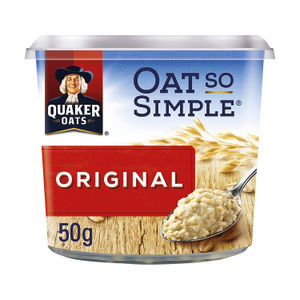 Quaker Oat So Simple 45g Original Porridge Pots (Pack of 8)