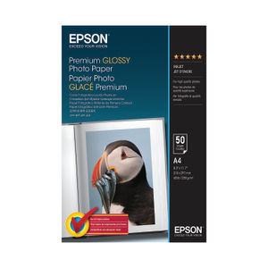 Epson Premium Glossy Photo A4 Paper (Pack of 50)