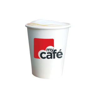 MyCafe 8oz Single Wall Hot Cups (Pack of 50)