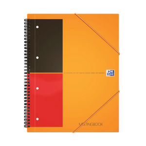 Oxford International A4 Plus Wirebound Polypropylene Meeting Book