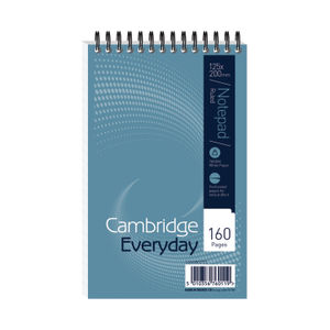 Cambridge Everyday Ruled Wirebound Notepad 160 Pages 125 x 200mm (Pack of 10)