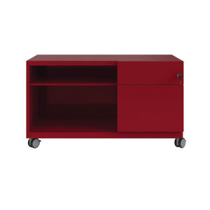 Bisley Caddy Right Hand 2 Drawer 1000x490x563mm Red