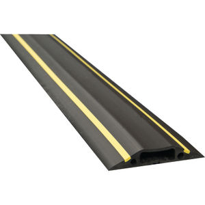 D-Line Black /Yellow Medium Hazard Duty Floor Cable Cover 9m