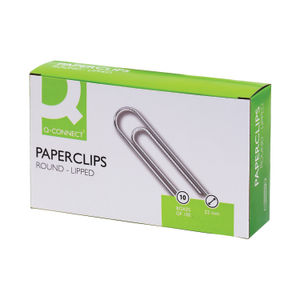 Q-Connect 32mm Lipped Paperclip (Pack of 1000)