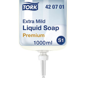 Tork 1 Litre S1 Non-Perfumed Extra Mild Liquid Soap (Pack of 6)