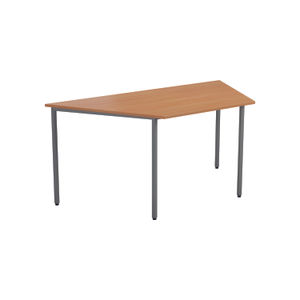 Jemini 1600x800mm Nova Oak Trapezoidal Table