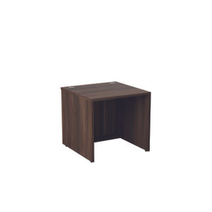 Jemini 800x800mm Dark Walnut Reception Modular Desk Unit