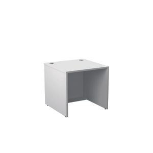 Jemini 800x800mm White Reception Modular Desk Unit