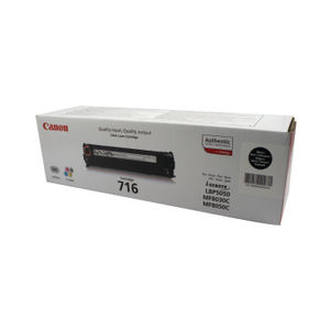 Canon 716BK Black Laser Toner Cartridge - 1980B002