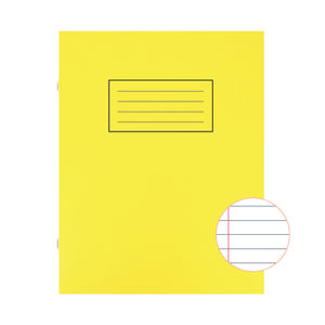 Silvine Yellow 229x178mm Ruled Exercise Book (Pack of 10)