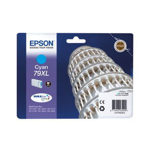 Epson 79XL High Capacity Cyan Ink Cartridge - C13T79024010