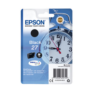 Epson 27 Black Ink Cartridge - C13T27014012