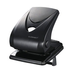 Q-Connect Black Heavy Duty Hole Punch