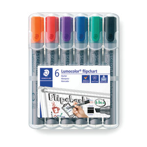 Staedtler Flipchart Marker Assorted (Pack of 6)