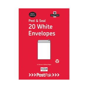 PostPak C4 Peal and Seal White Envelopes (Pack of 200)