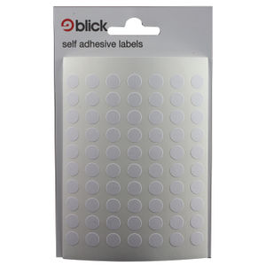 Blick White 8mm Round Label Bag (Pack of 9800)